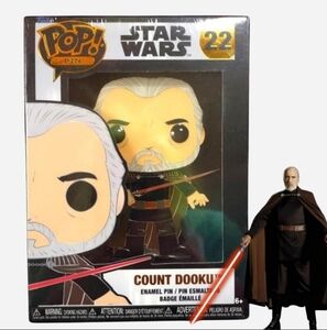 Star Wars Dooku Enamel Pin